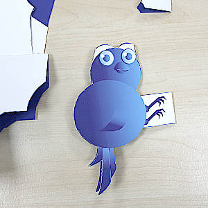 zickert papertoy wutz anleitung 2
